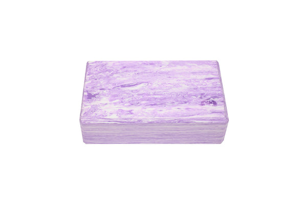 Vaken Marbled Yoga Block - Purple Marbled – YogaAum