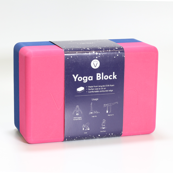 Vaken Recycled Foam Yoga Block - Friendship – YogaAum