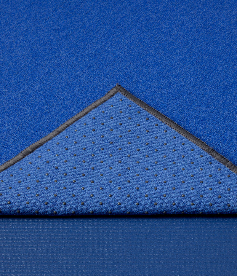 Yogitoes® Hot Yoga Mat Towel V.2.0 - Blue Toad