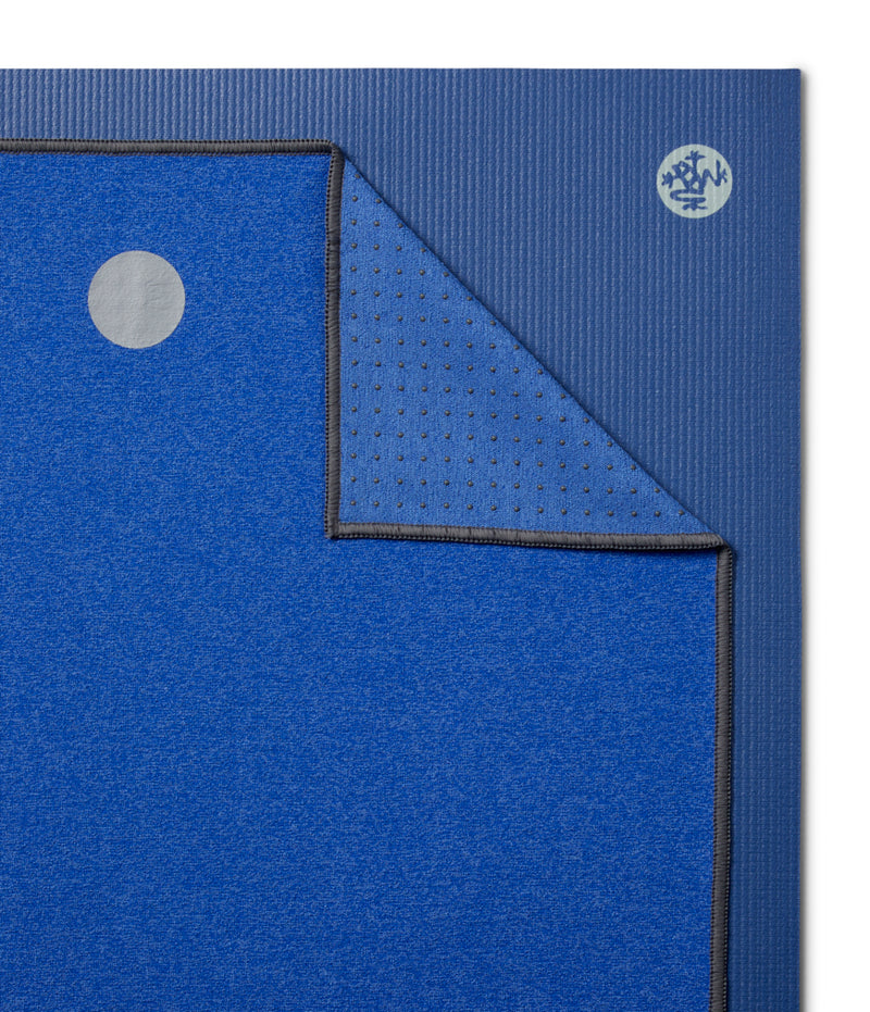 Yogitoes® Hot Yoga Mat Towel V.2.0 - Blue Toad
