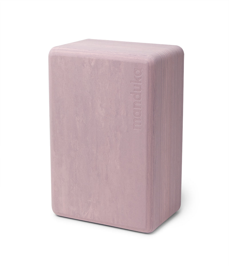 Manduka Recycled Foam Yoga Block - Cherry Blossom Marble