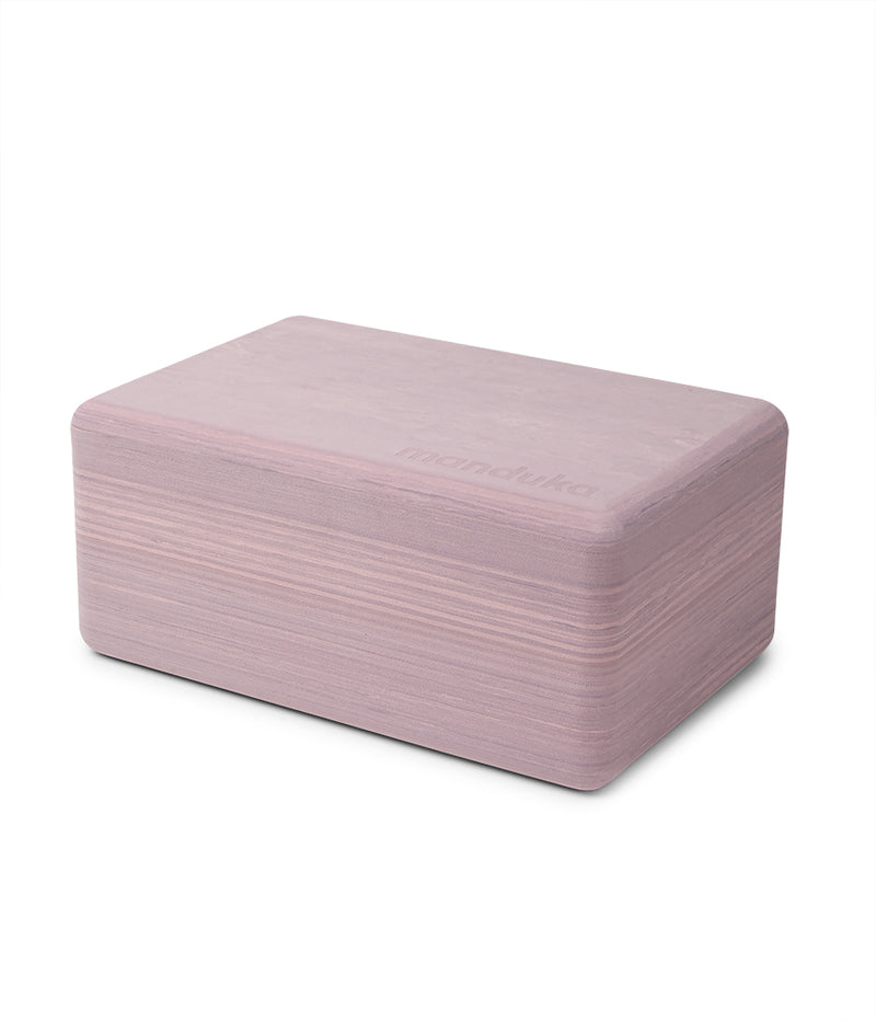 Manduka Recycled Foam Yoga Block - Cherry Blossom Marble