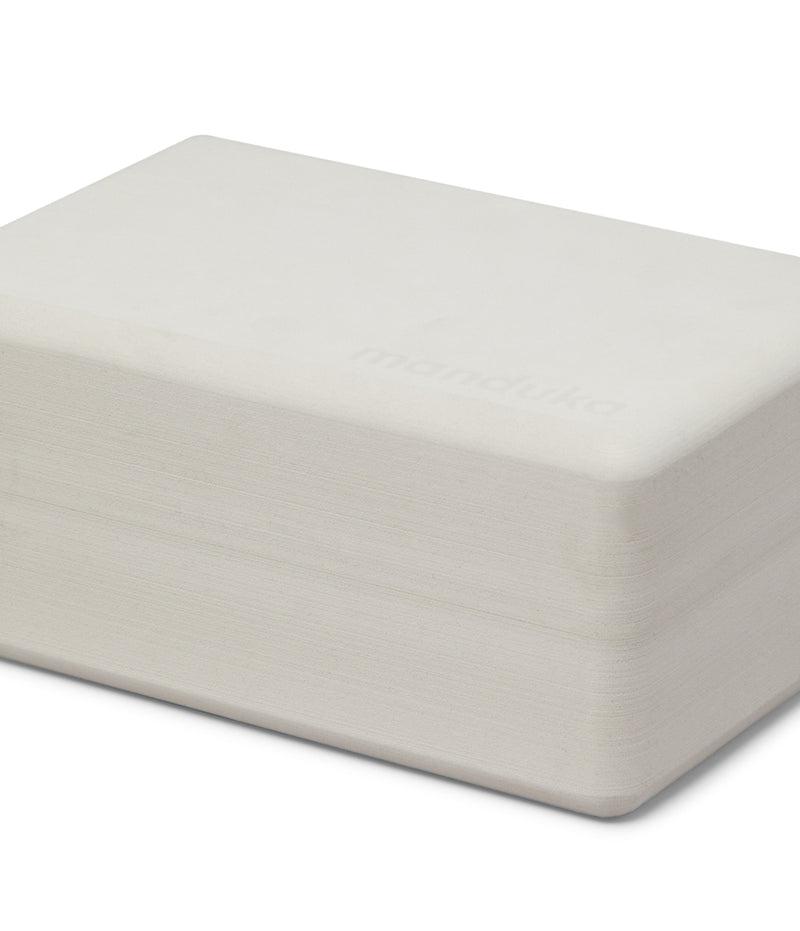 Manduka Recycled Foam Yoga Block - Linen