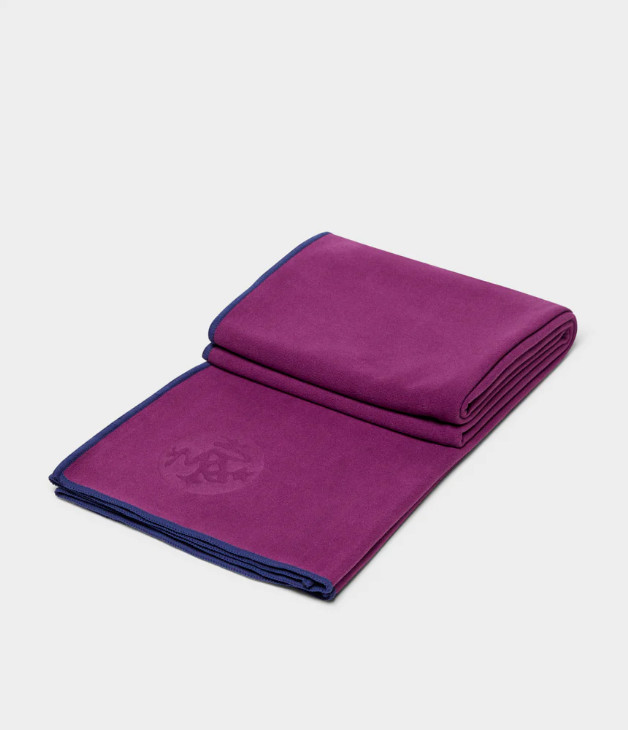 Manduka eQua® Mat Towel - Purple Lotus