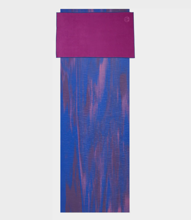 Manduka eQua Serviette de yoga, tonnerre, 40,6 cm Manduka eQua Serviette de yoga, tonnerre, 40,6 cm