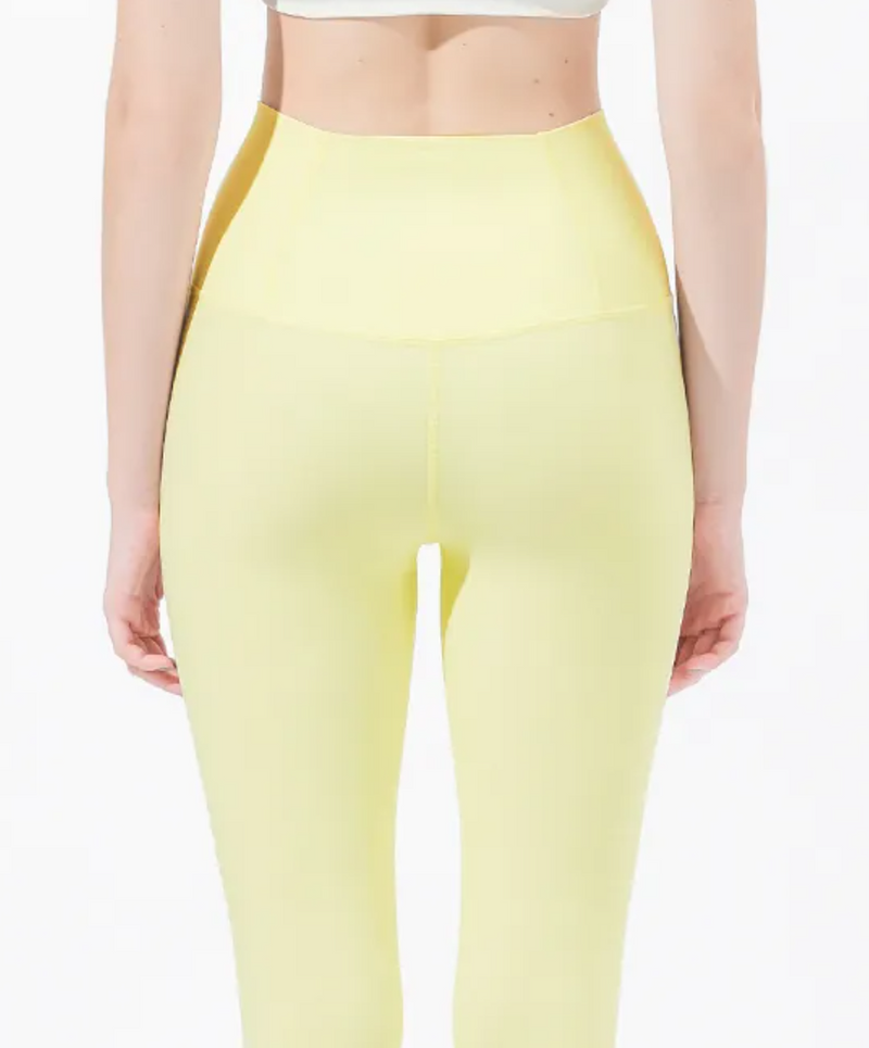 easyoga Lespiro Spirit Tights4 - Y11 Light Lemon