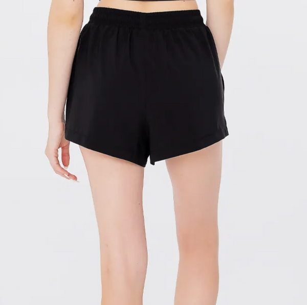 easyoga Lespiro Two-piece Jogger Shorts - L1 Black