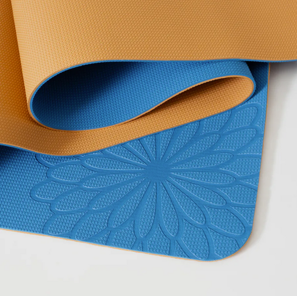 easyoga Premium Eco-care Yoga Mat Plus V.2 - Y04 Yellow Blue