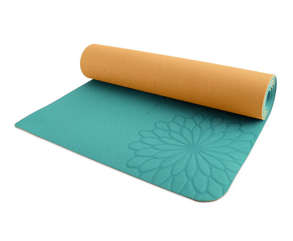 easyoga Premium Eco-care Yoga Mat Plus V.2 - G40 Green Mine Yellow