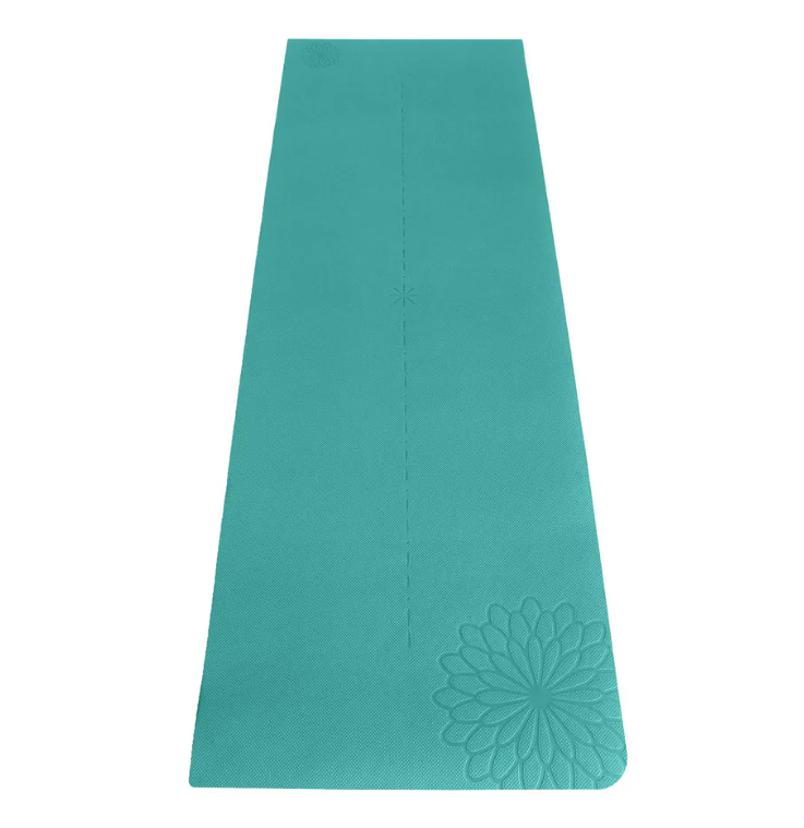 easyoga Premium Eco-care Yoga Mat Plus V.2 - G40 Green Mine Yellow