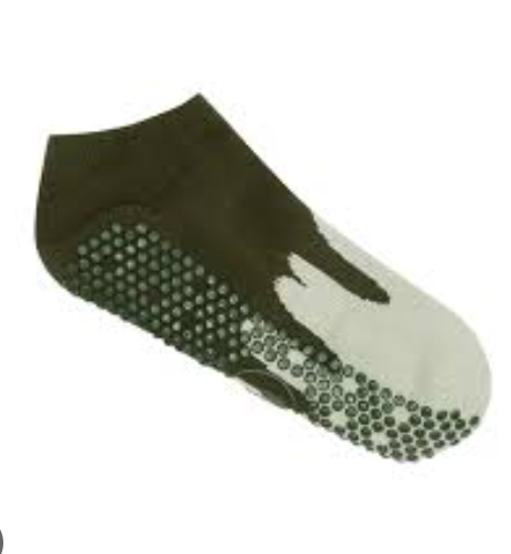 MoveActive Classic Low Rise Non Slip Grip Socks - Waffle Green