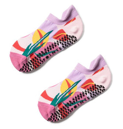 Pointe Studio Miley Grip Sock - Pink Purple