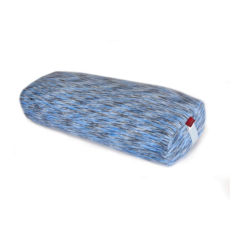easyoga Warm Lean On Yoga Bolster - D31 Blue Gray Stripe