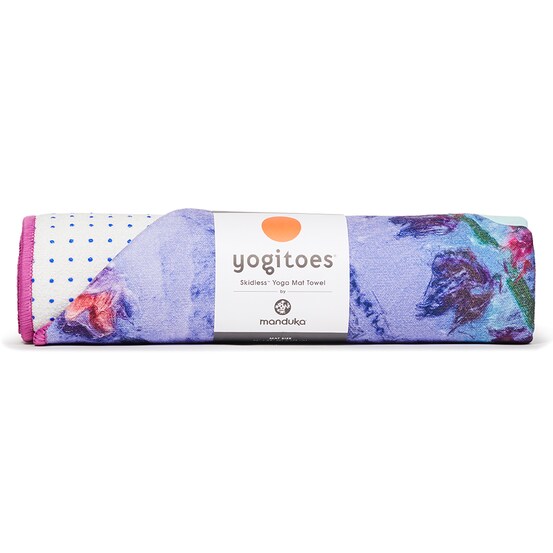 Yogitoes® yoga towel - Illuminated Floral (71")