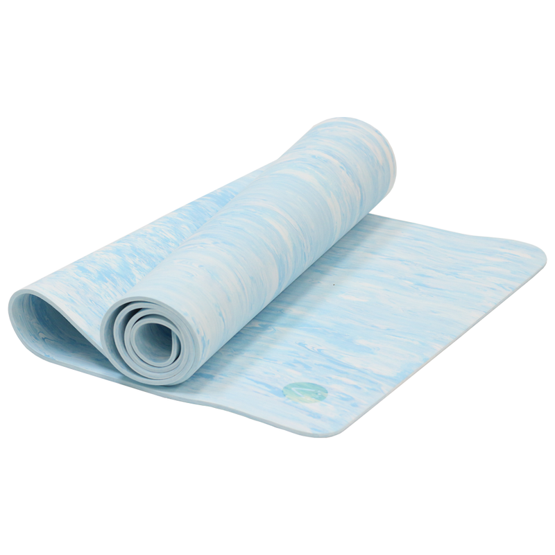 Vaken Yoga Mat Marbled - Blue Marbled