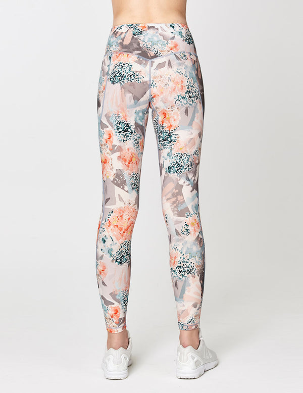 easyoga LESPIRO Twin Stream Tights - F88 Fallen Petals