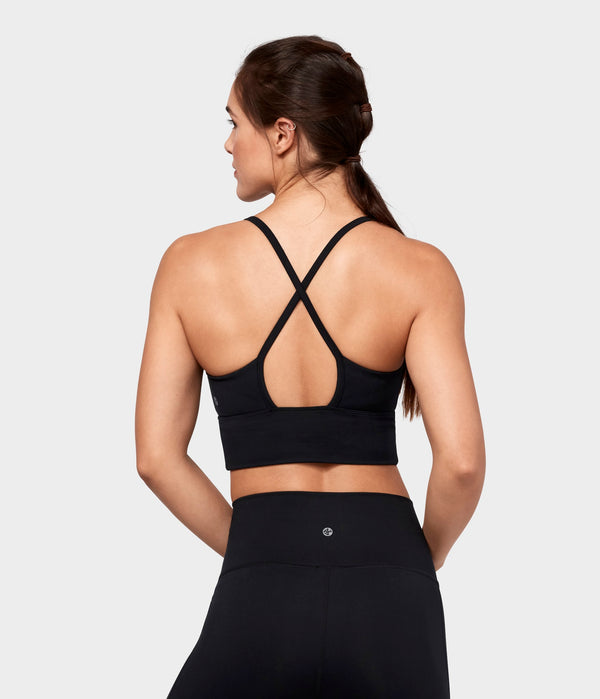 Manduka Apparel - Women's Darted Bra - Black