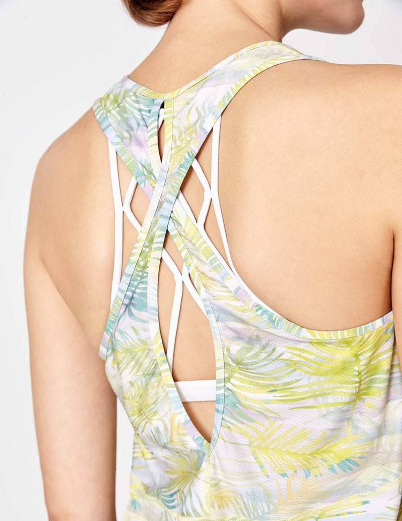 easyoga LA-VEDA Keep Cool Tank - FA2 Swaying Plants