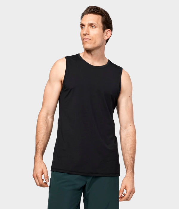 Manduka Apparel - Men's Cross Train Tank 01 - Black