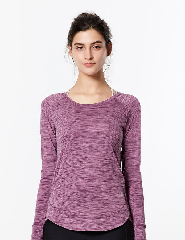 easyoga LA-VEDA Ripplet Long Sleeve - M12 M-Pink