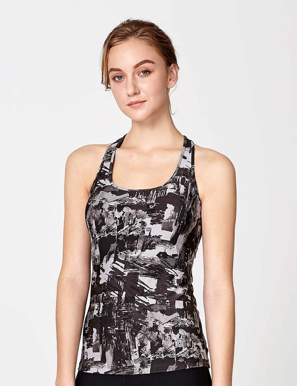 easyoga LA-VEDA Neat Athletic Tank7 - FA1 Montage Gray