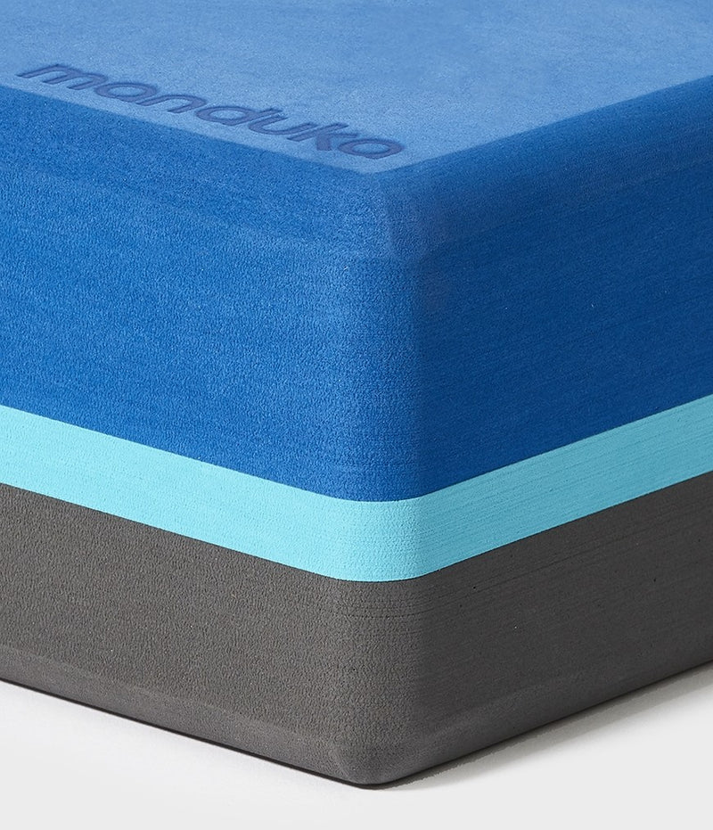Manduka Recycled Foam Yoga Block (Limited Edition) - Pacific Blue
