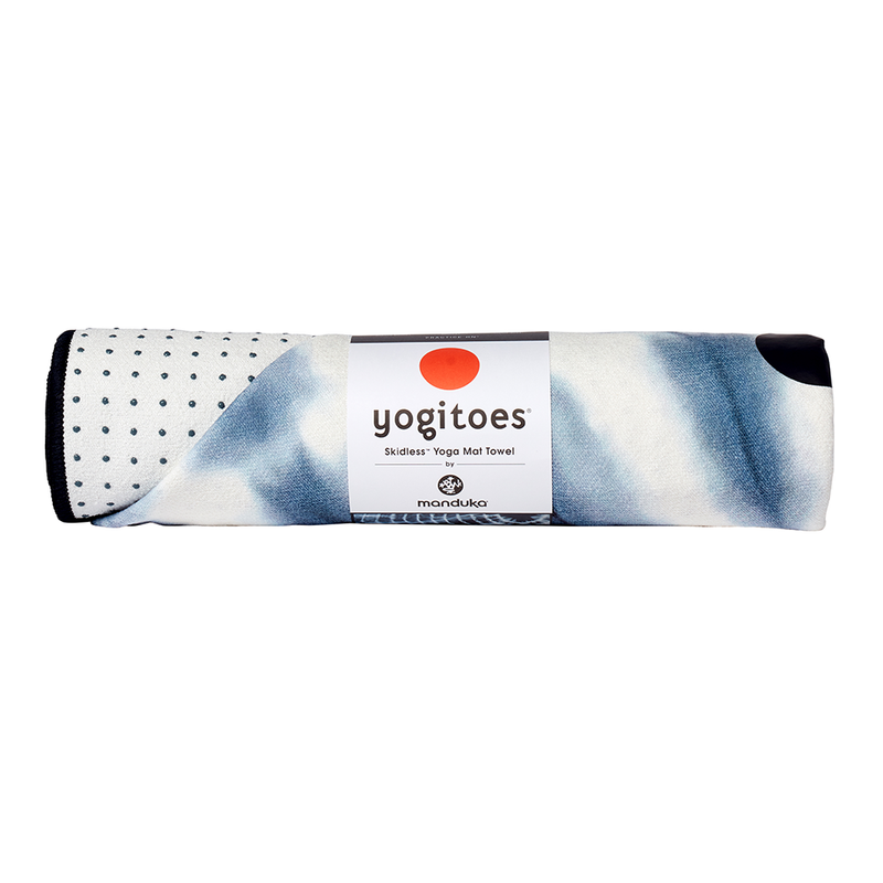 Yogitoes® yoga towel - Tie Dye Navy