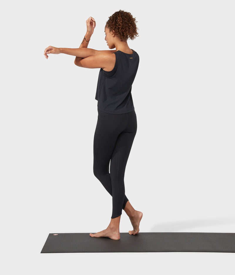 Manduka Apparel - Women's Root to Rise Tank - Black