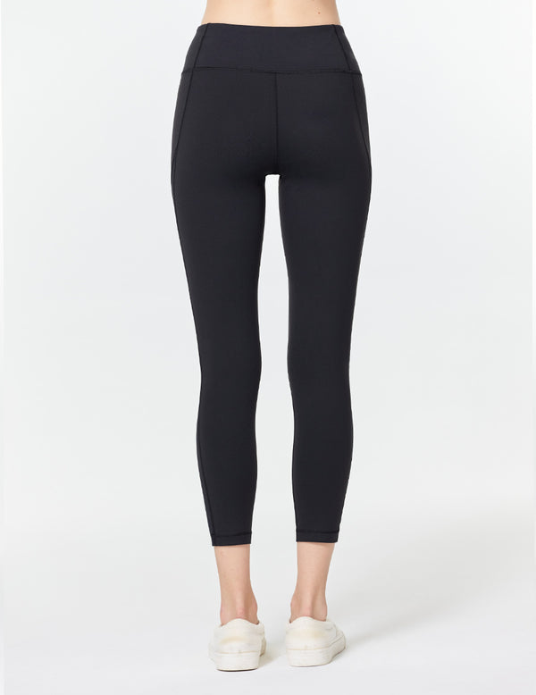 easyoga LA-VEDA Shimmer Cropped Pants3 - L1 Black