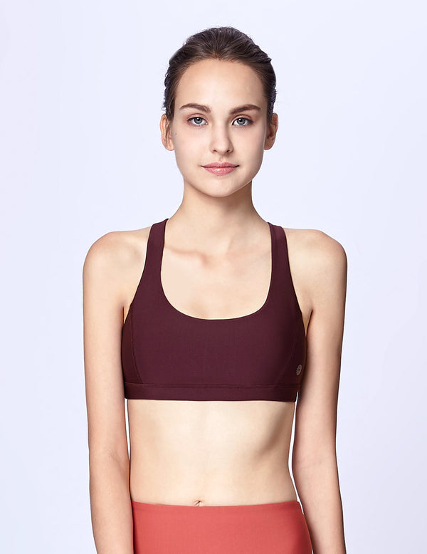 easyoga Lespiro Apt Bra - R24 Dark Red