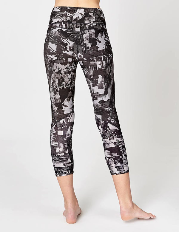 easyoga LA-VEDA Mover Cropped Tights - FA1 Montage Gray