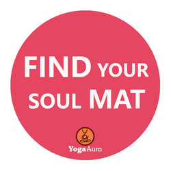 YogaAum Aum Pin (Find Your Soul Mat) - Hot Pink