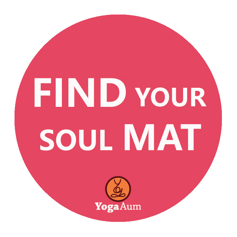 YogaAum Aum Pin (Find Your Soul Mat) - Hot Pink