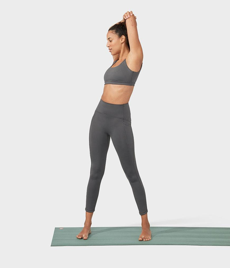 Manduka Apparel - Women's Presence Legging - New Grey