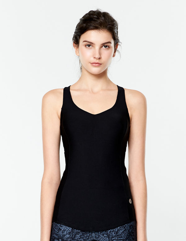 easyoga LESPIRO Stellate Tank - L1 Black