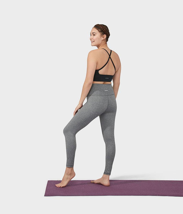 Manduka Apparel - Women's Foundation Legging - Heathered Grey