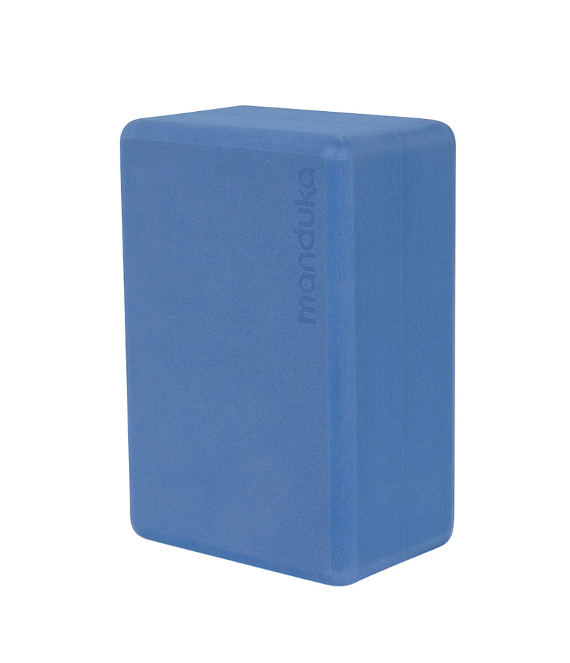 Manduka Recycled Foam Yoga Block - Shade Blue