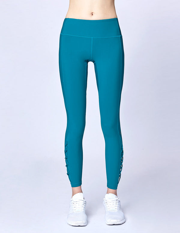 easyoga LESPIRO Power Crossover Tights - G15 Emerald