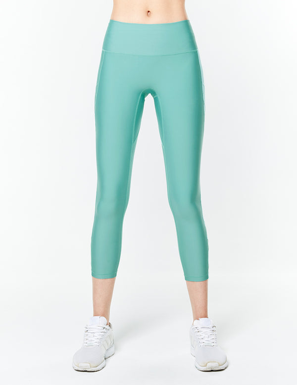 easyoga LESPIRO Clamber Cropped Tights - G21 Lake Green