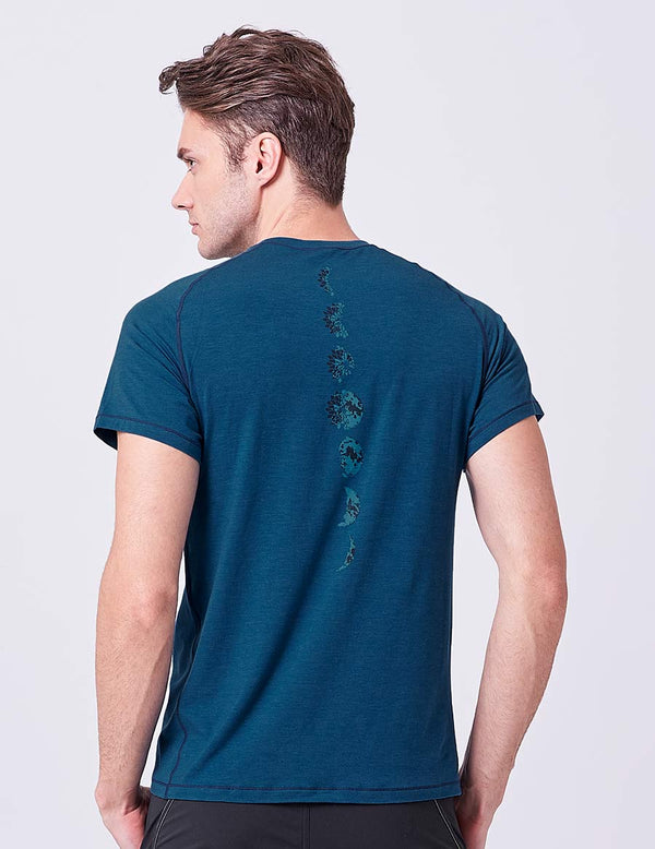 easyoga LA-VEDA Multipro Men's Lunisolar Tee - M5 M-Blue