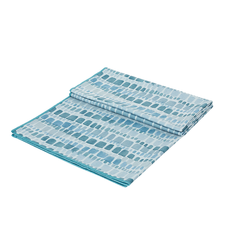 Manduka eQua® Mat Towel - Patina Squares