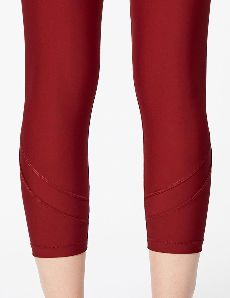 easyoga LESPIRO Ripples Cropped Tights - R26 Capsicum