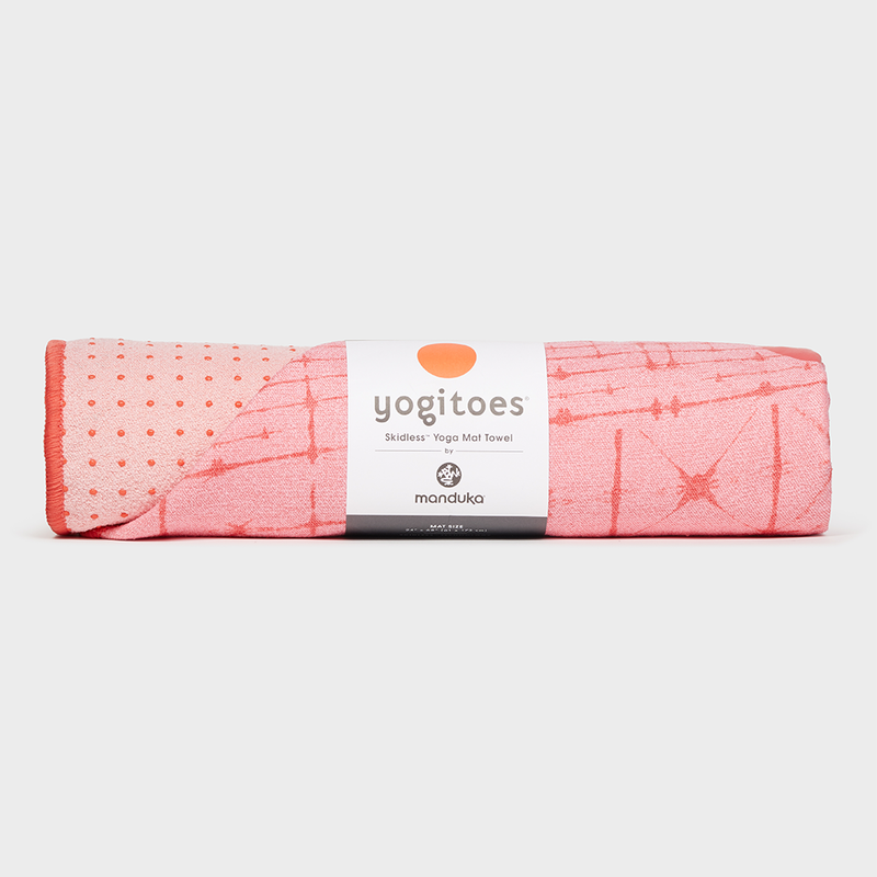 Yogitoes® yoga towel - Star Dye Coral