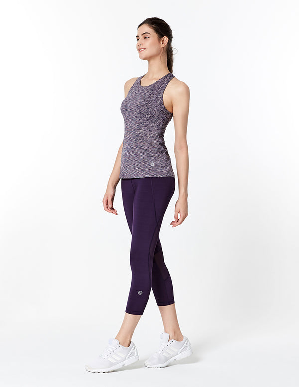 easyoga LESPIRO Move Up Cropped Tights - P15 Velvet Grape