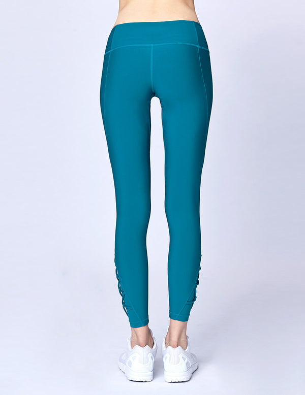 easyoga LESPIRO Power Crossover Tights - G15 Emerald