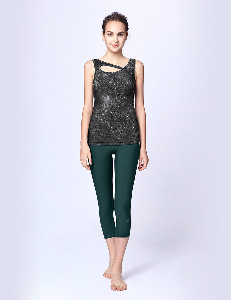 easyoga LA-VEDA Twiggy Core Capris2 - G25 Dark Green