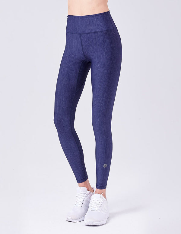 easyoga LESPIRO Glossy Slim Leggings - B3 Dark Blue