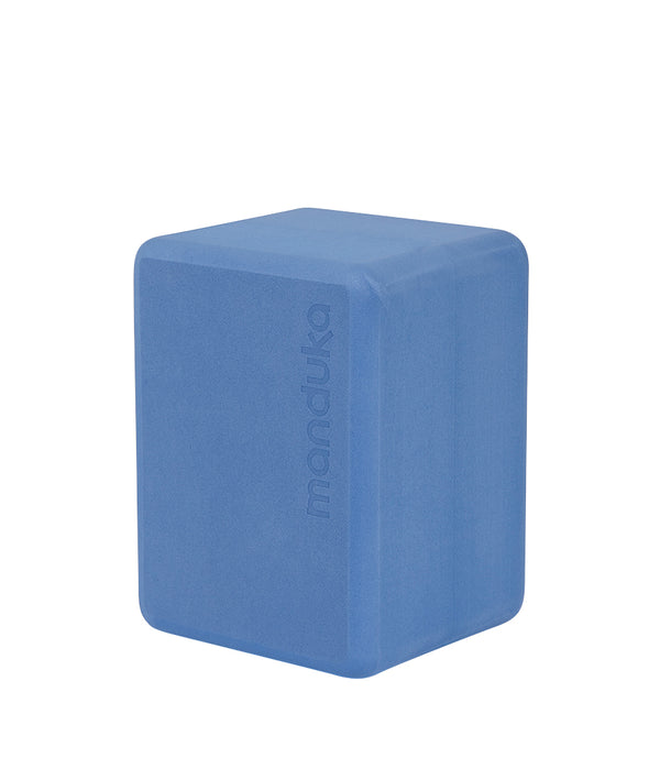 Manduka Recycled Foam Yoga Mini Block - Shade Blue
