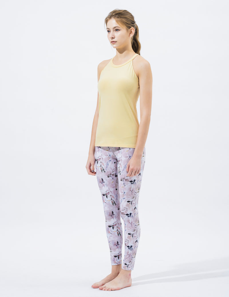 easyoga LA-VEDA Imperial Ripple Tank3 - Y07 Cream yellow