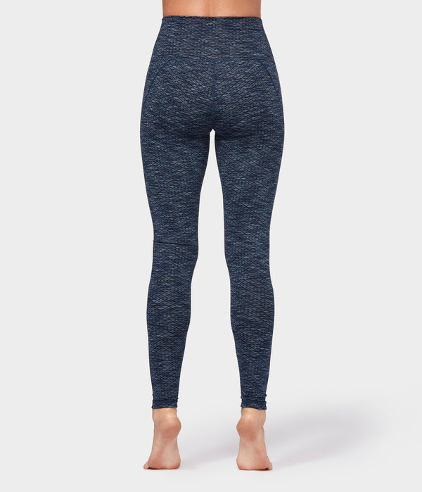 Manduka Apparel - Women's Essential High Line - Indigo Jacquard